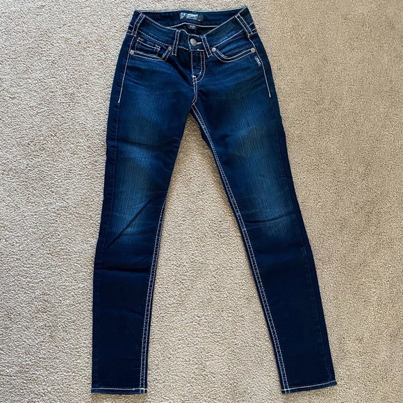 Silver SUKI Mid Skinny - Picture 2 of 5